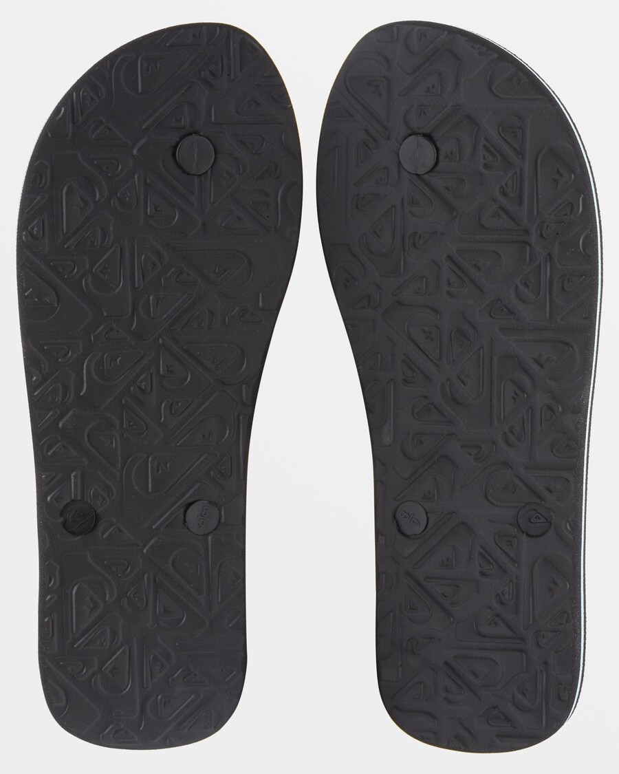 クイックシルバー モロカイ ストライプ サンダル - ブラック 3