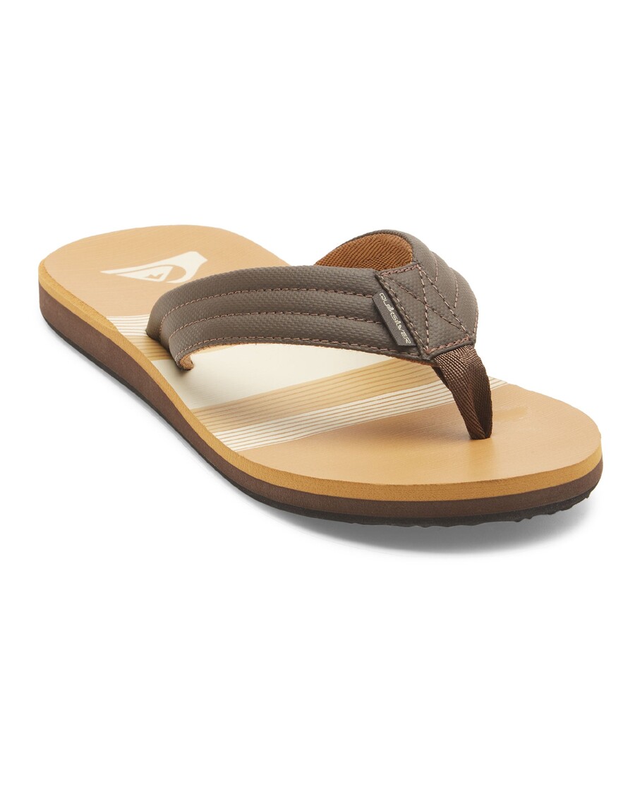 Quiksilver Sandaler Med Carvertryck - Tan 2