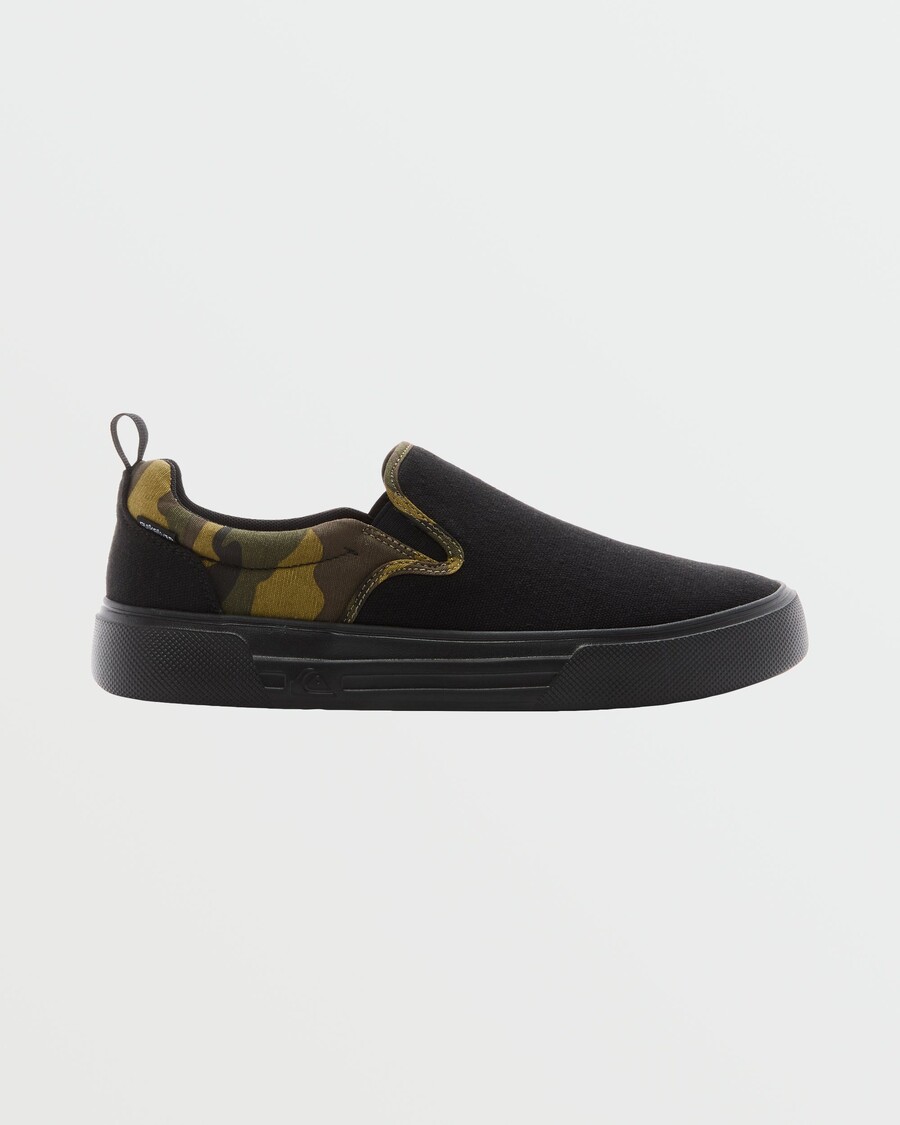 Quik Silver Shore Slip On Shoes - Black/Camo/Multi