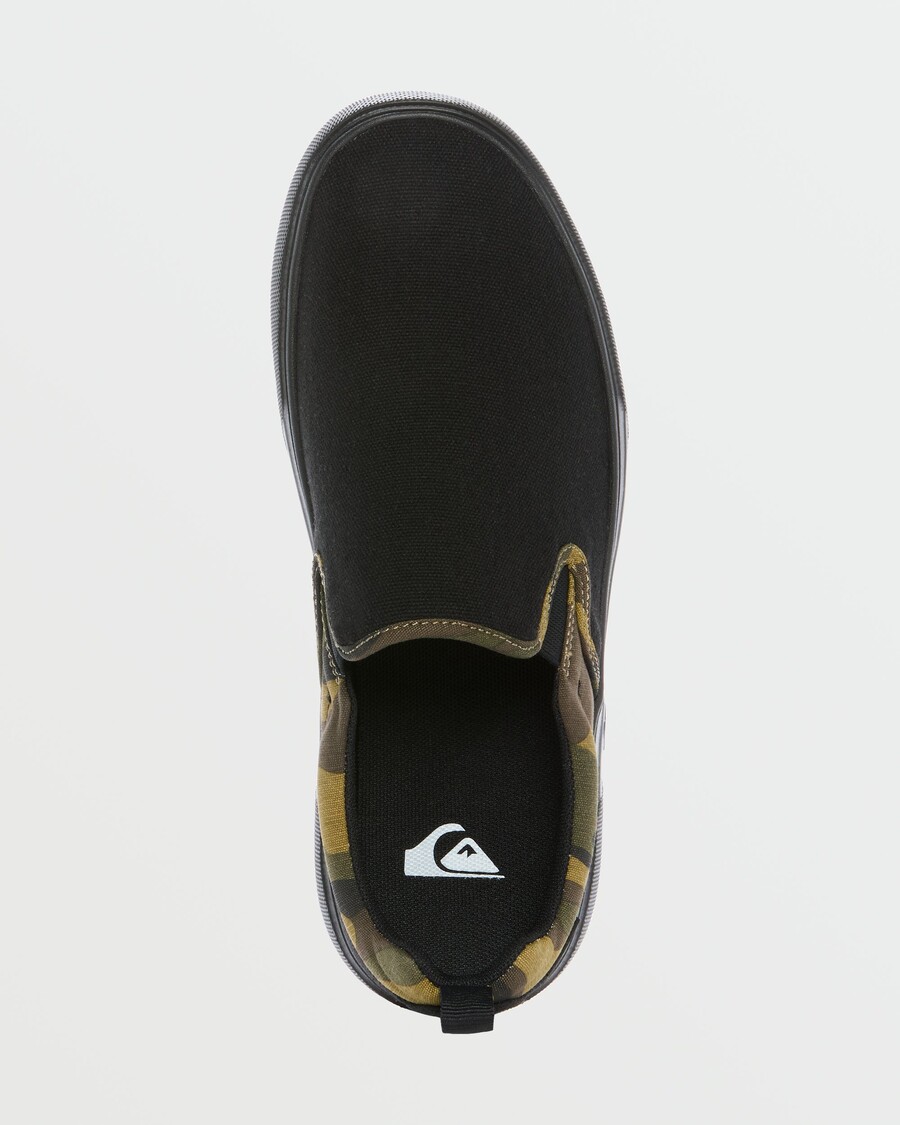 Quik Silver Shore Slip On Shoes - Black/Camo/Multi