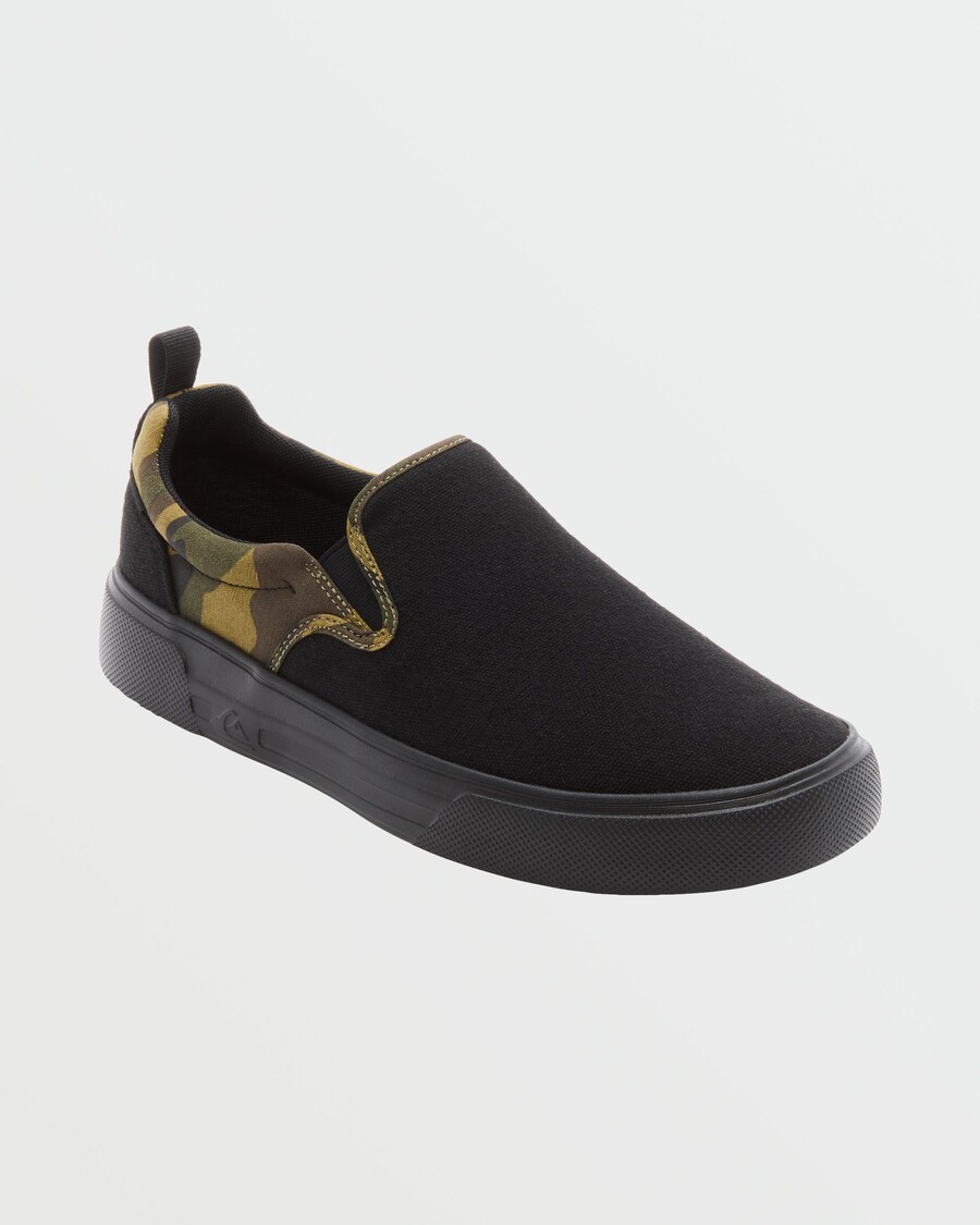 Quik Silver Shore Slip On Shoes - Black/Camo/Multi