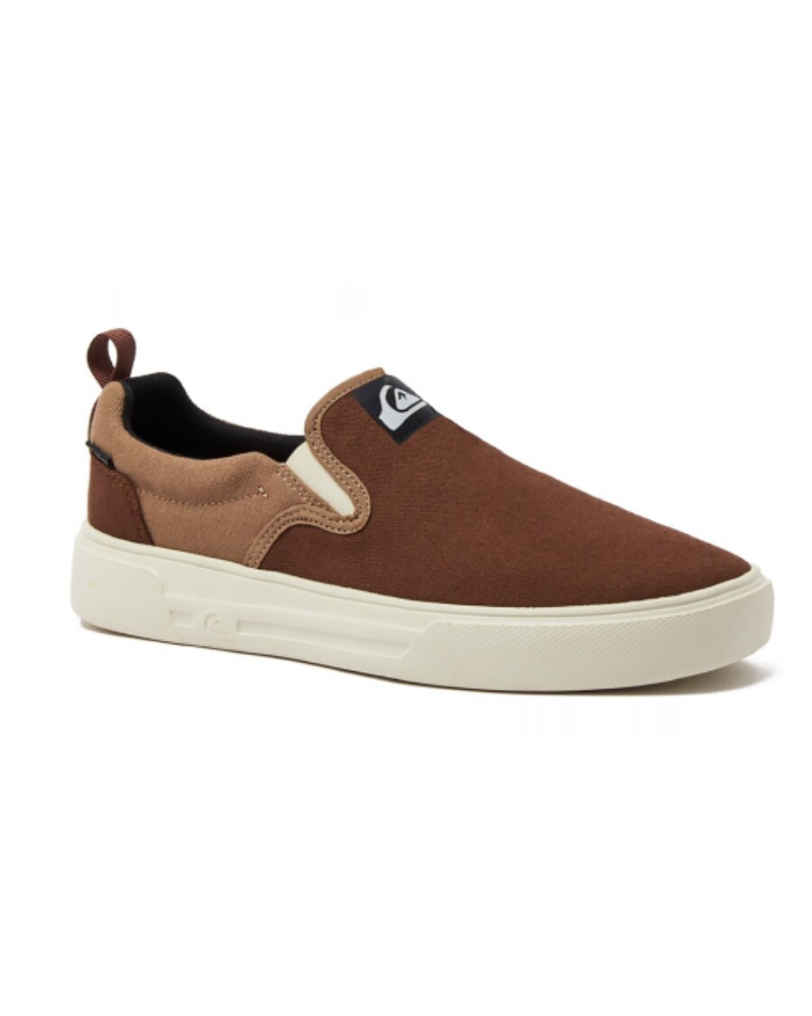 Quik Silver Shore Slip On Shoes - Dk Brown/Dk Brown