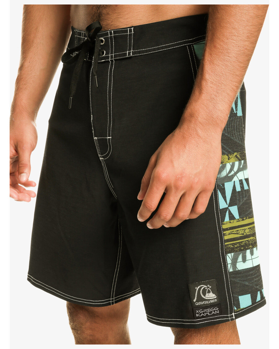 Quik Hopea Gregg Kaplan Tyhjä Canvas Arch 18" Boardshortsit - Musta