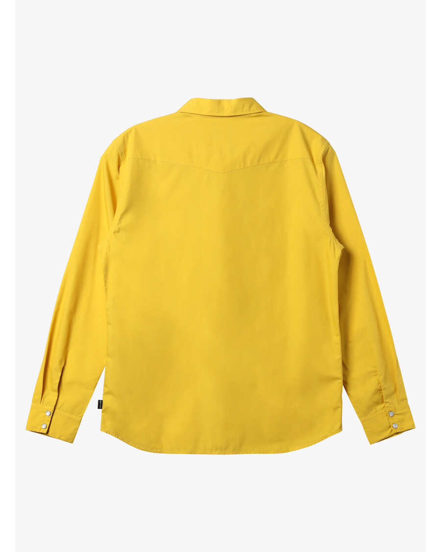Quik Silver Andy Y Andy Cowboy Shirt - Oil Yellow