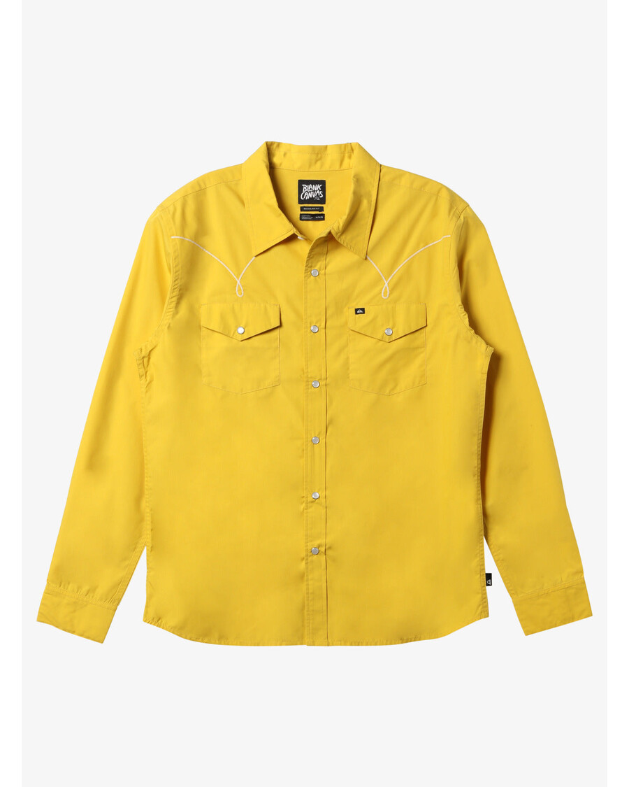 Quiksilver Andy Y Andy Cowboy πουκάμισο - λαδοκίτρινο