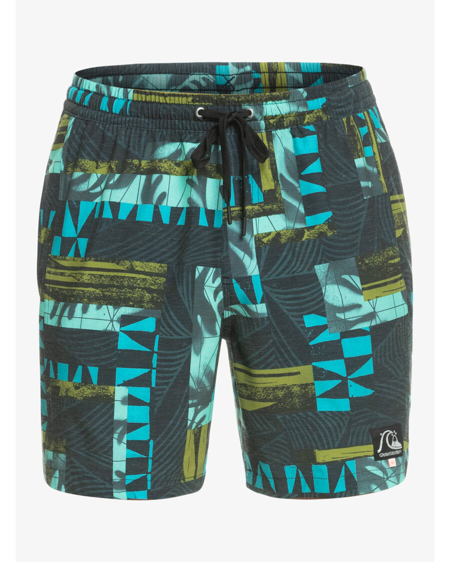 Quiksilver Gregg Kaplan Og αψίδα κενός καμβάς Vl 17" μαγιό - μαύρο