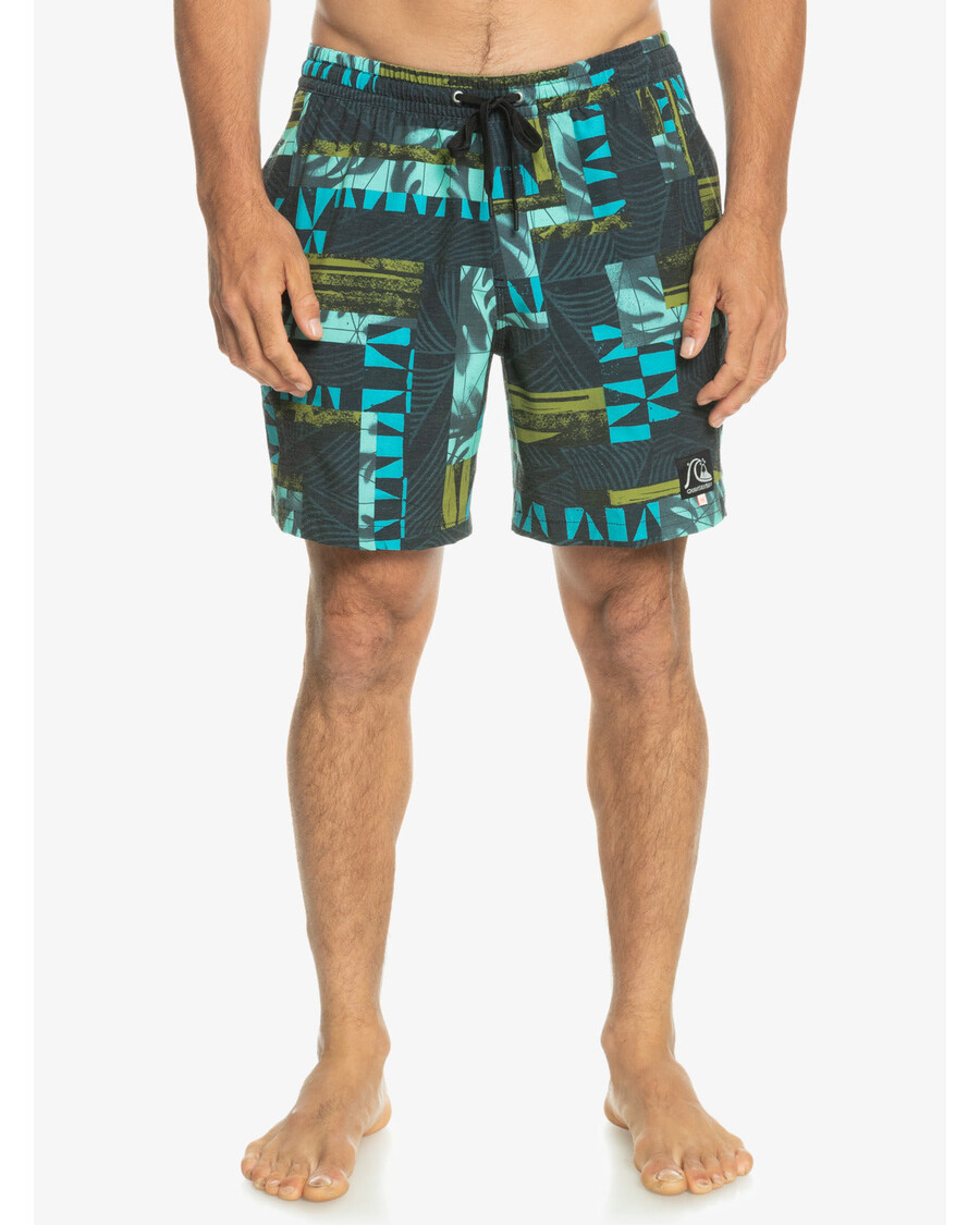 Quiksilver Gregg Kaplan Og αψίδα κενός καμβάς Vl 17" μαγιό - μαύρο