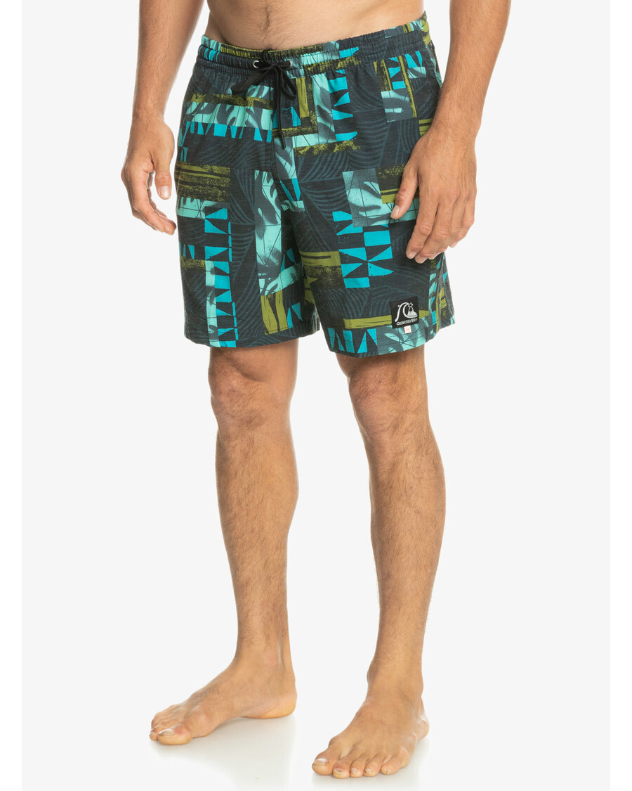 Quiksilver Gregg Kaplan Og αψίδα κενός καμβάς Vl 17" μαγιό - μαύρο