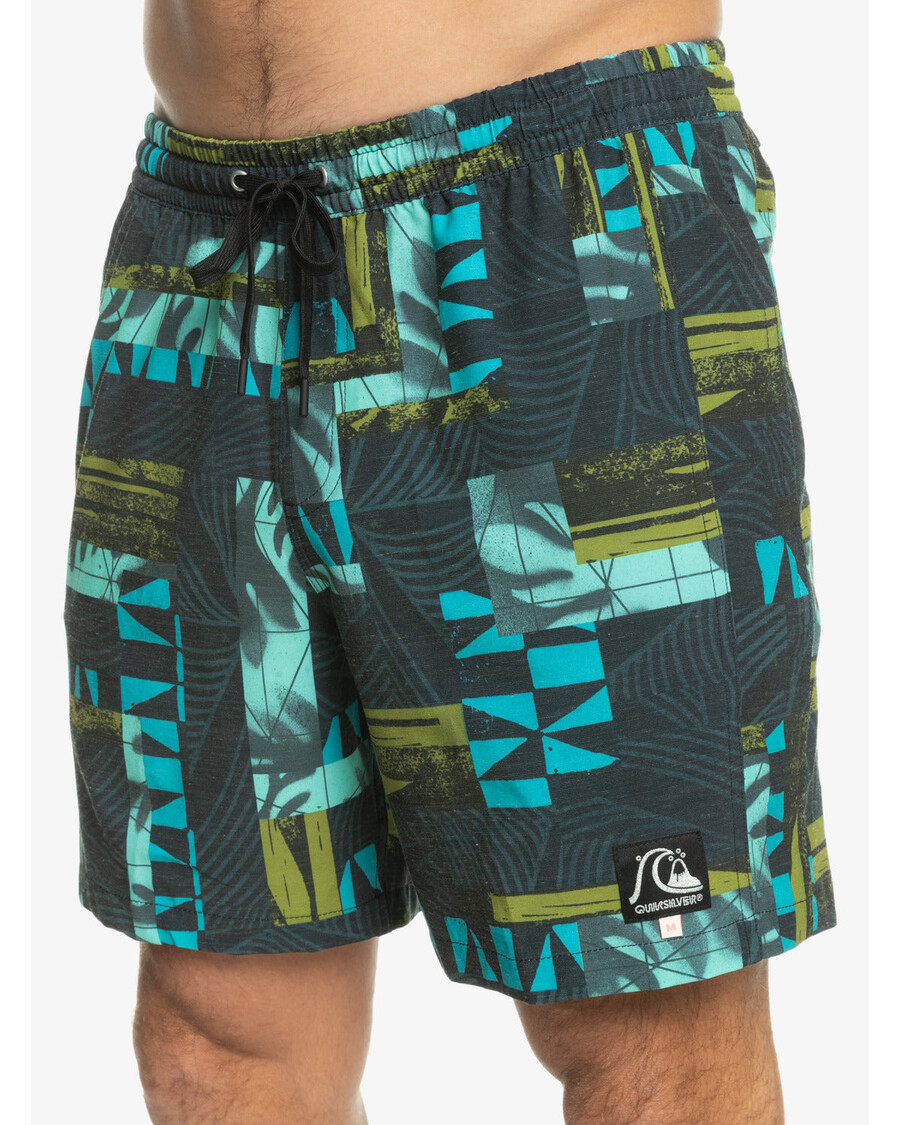 Quiksilver Gregg Kaplan Og αψίδα κενός καμβάς Vl 17" μαγιό - μαύρο