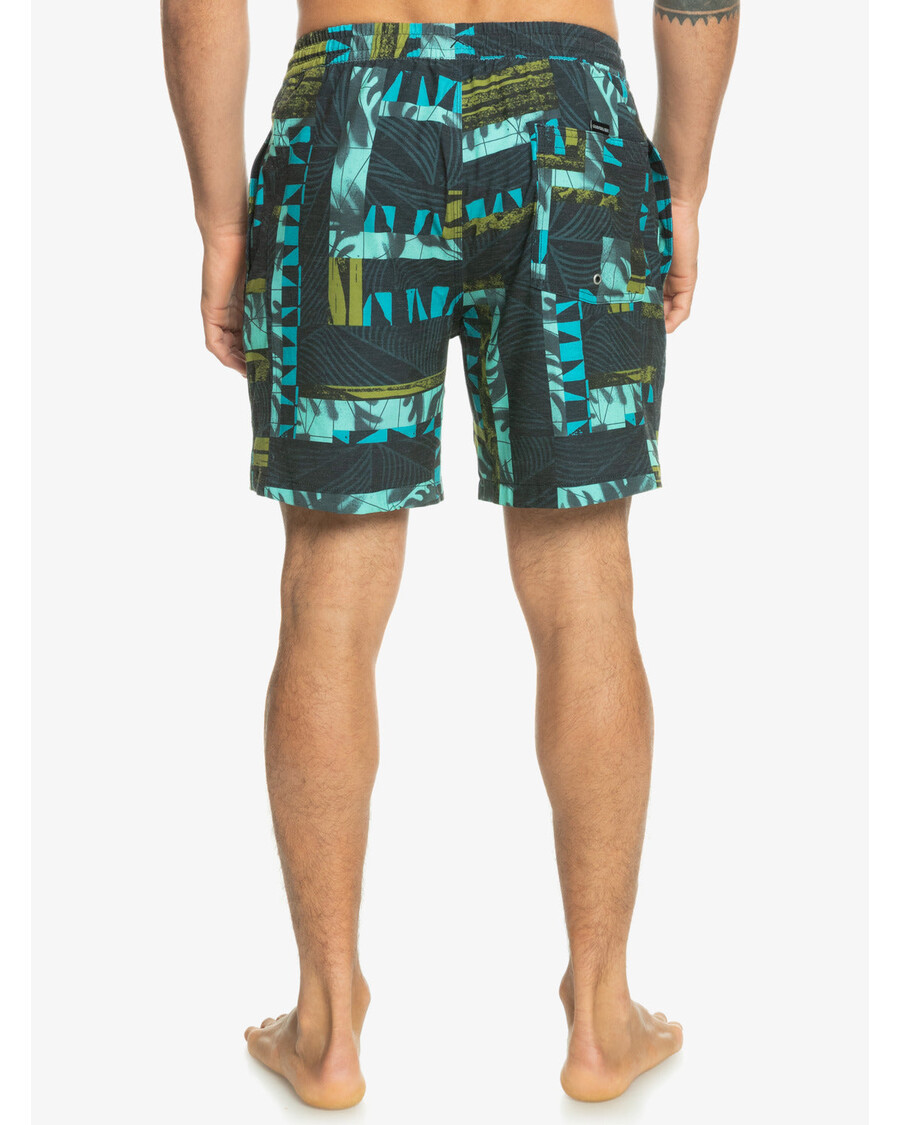 Quiksilver Gregg Kaplan Og αψίδα κενός καμβάς Vl 17" μαγιό - μαύρο