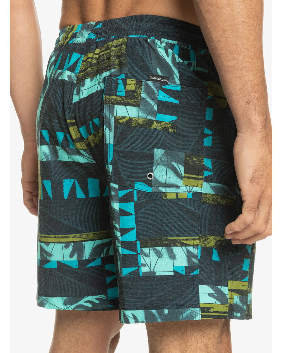 Quiksilver Gregg Kaplan Og αψίδα κενός καμβάς Vl 17" μαγιό - μαύρο