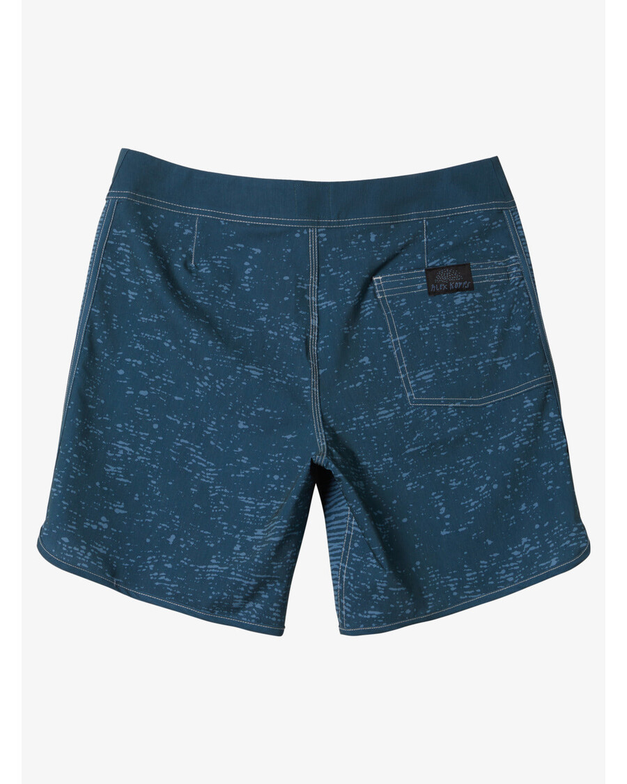Quik Silver Blank Canvas Alex Kopps Original Scallop 18" Boardshorts - Midnight Navy
