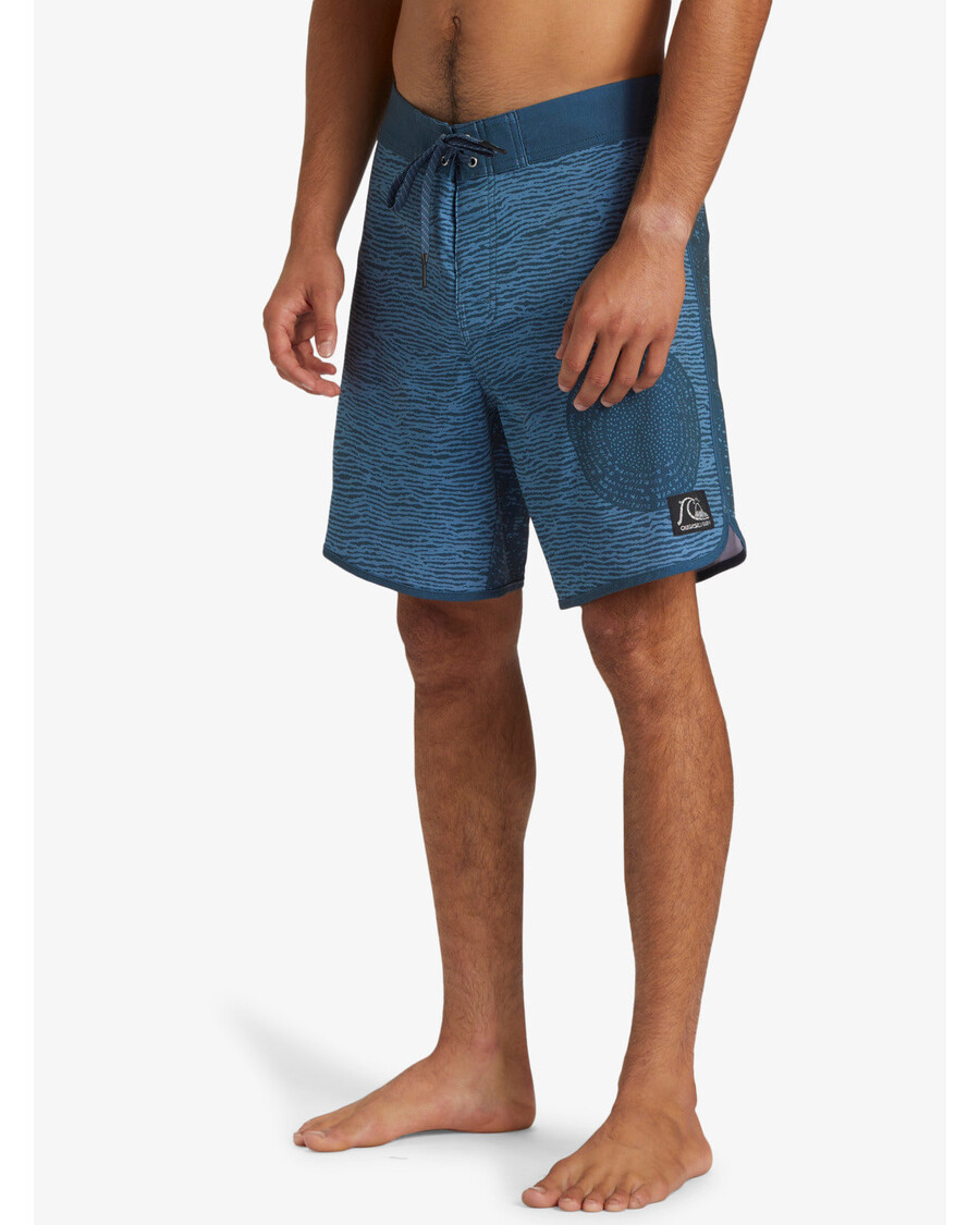 Quik Silver Blank Canvas Alex Kopps Original Scallop 18" Boardshorts - Midnight Navy