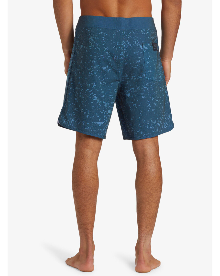 Quik Silver Blank Canvas Alex Kopps Original Scallop 18" Boardshorts - Midnight Navy