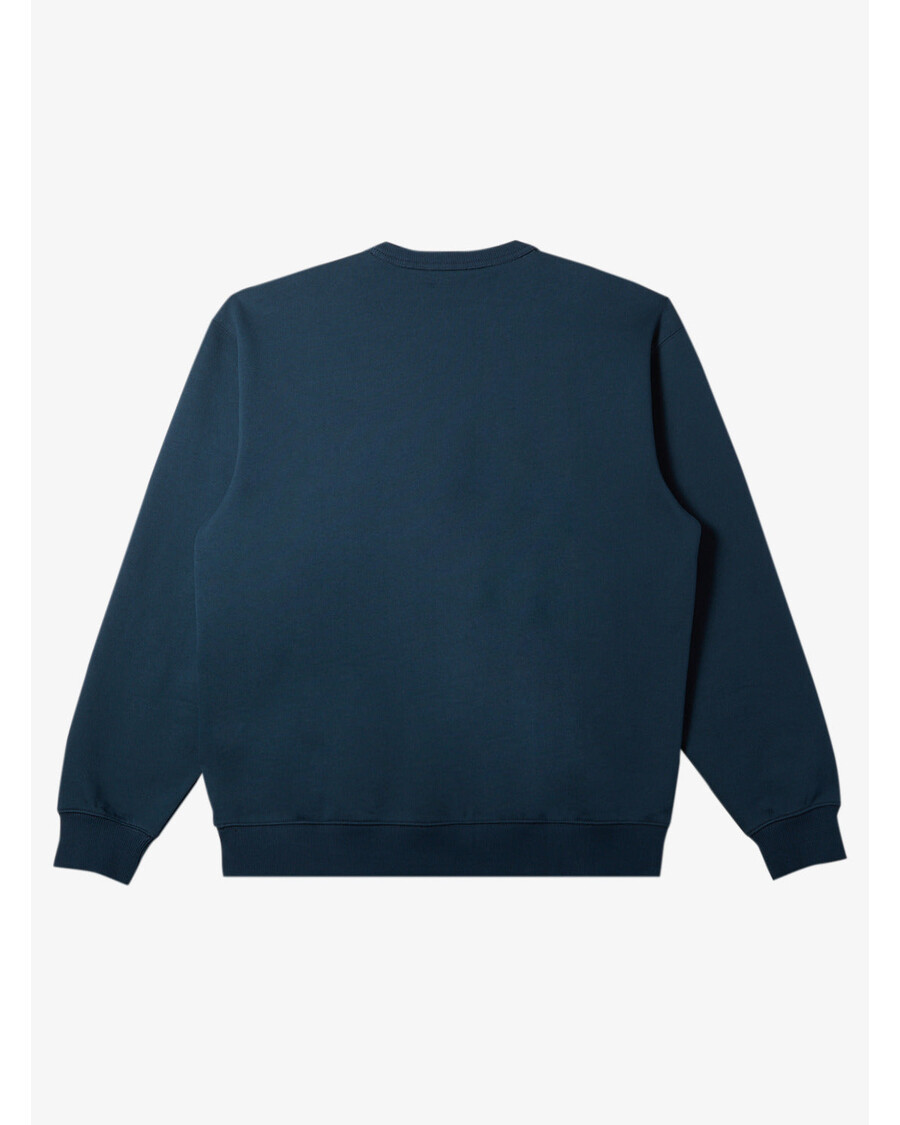 Quik Silver Blank Canvas Alex Kopps Crew Neck Sweatshirt - Midnight Navy