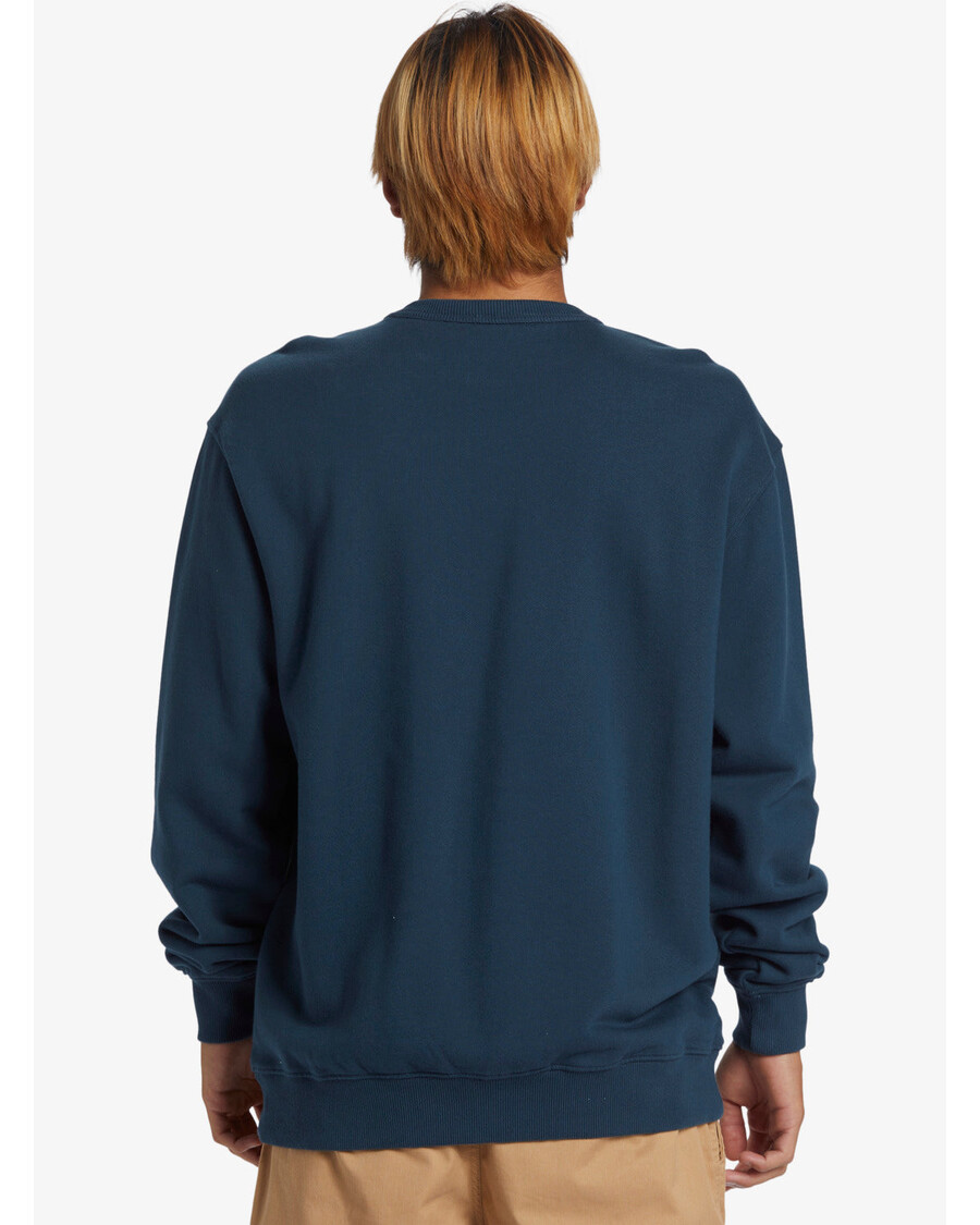 Quik Silver Blank Canvas Alex Kopps Crew Neck Sweatshirt - Midnight Navy