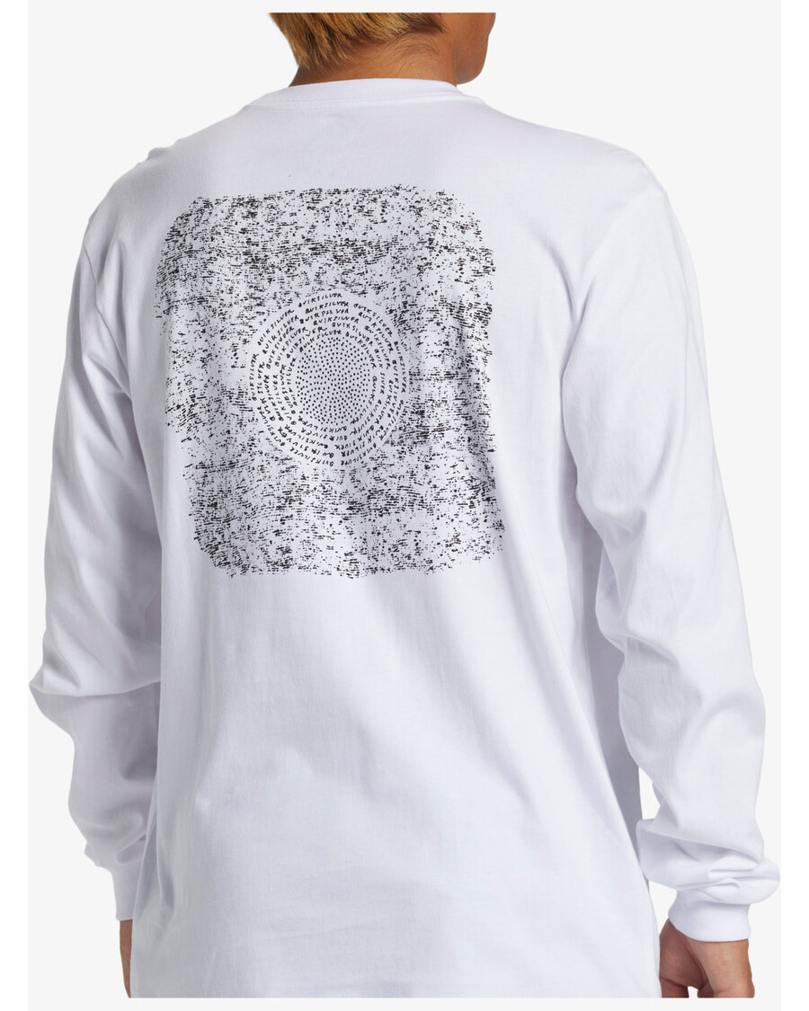Quik Silver Blank Canvas Alex Kopps Long Sleeve Can T-Shirt - White