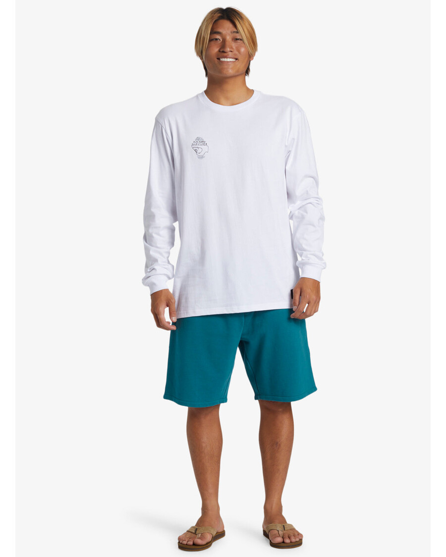 Quik Silver Blank Canvas Alex Kopps Long Sleeve Can T-Shirt - White