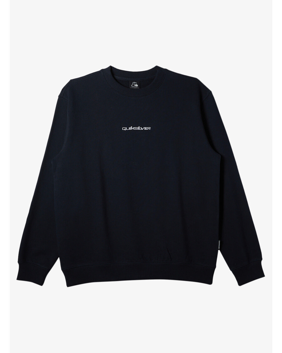 Quik Silver Dna Omni Logotyp Tröja Med Rund Hals - Svart