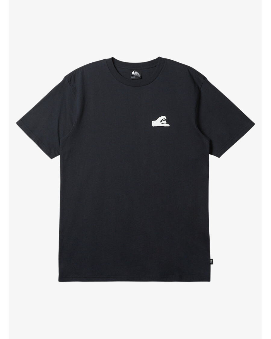 T-shirt Quiksilver Mikey Logo Dna - μαύρο