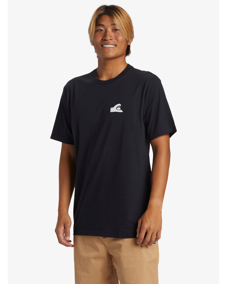 T-shirt Quiksilver Mikey Logo Dna - μαύρο