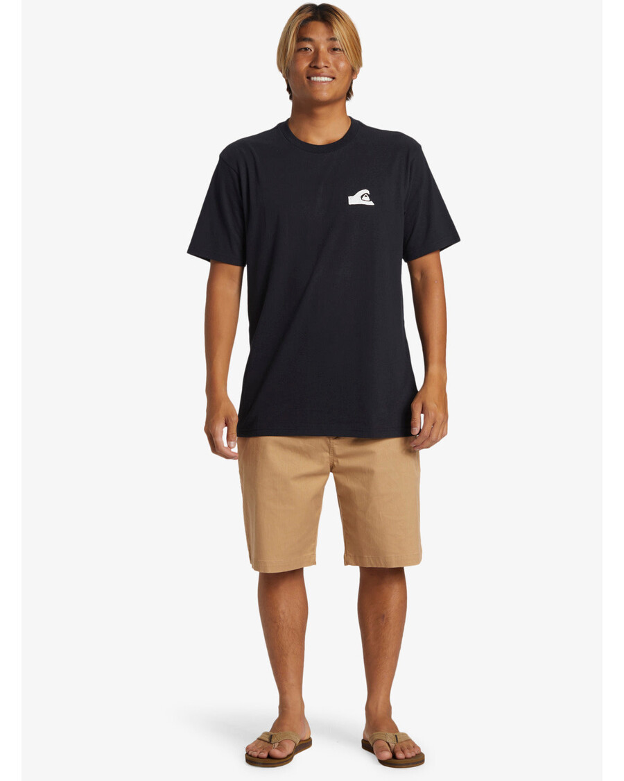 T-shirt Quiksilver Mikey Logo Dna - μαύρο