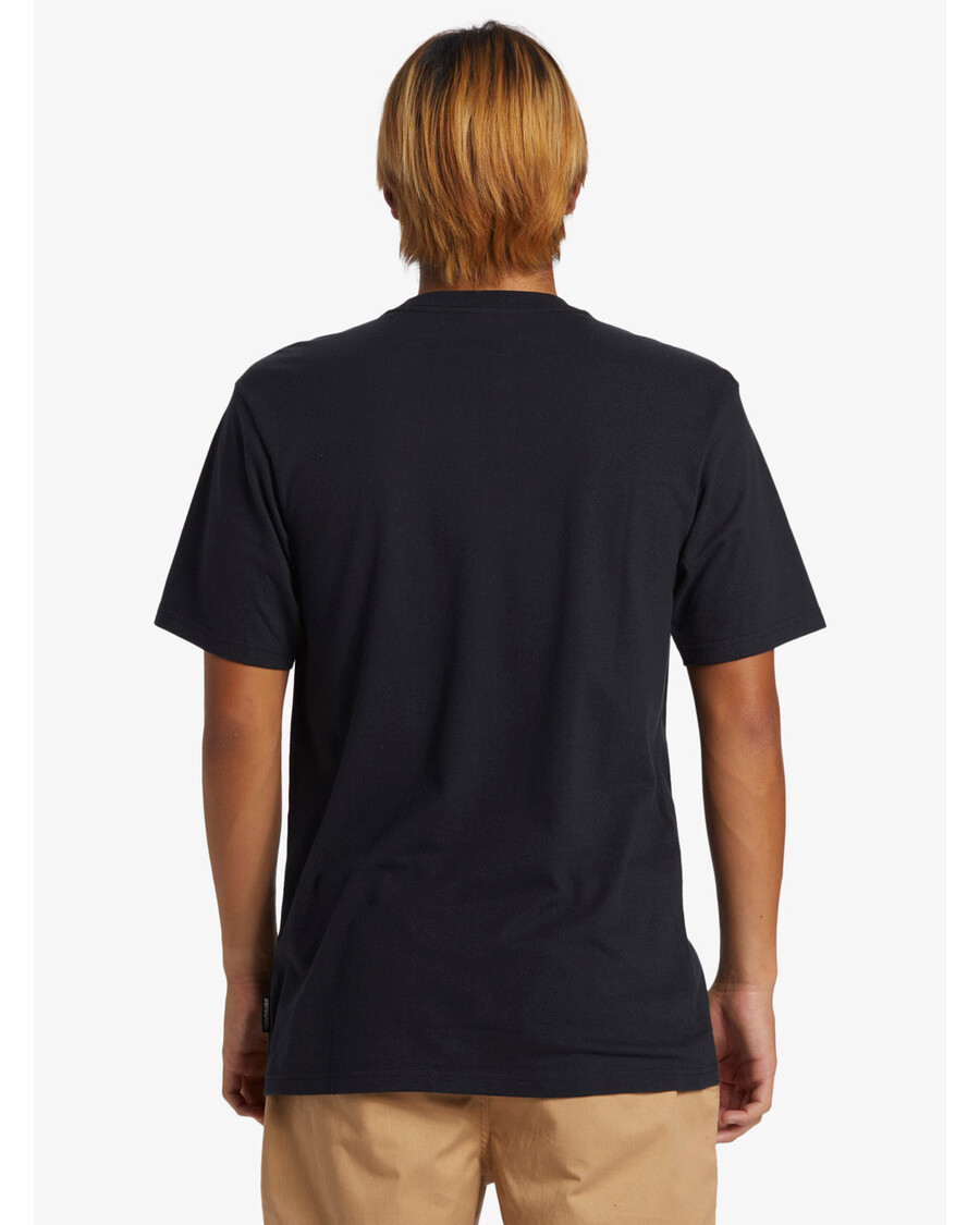 T-shirt Quiksilver Mikey Logo Dna - μαύρο
