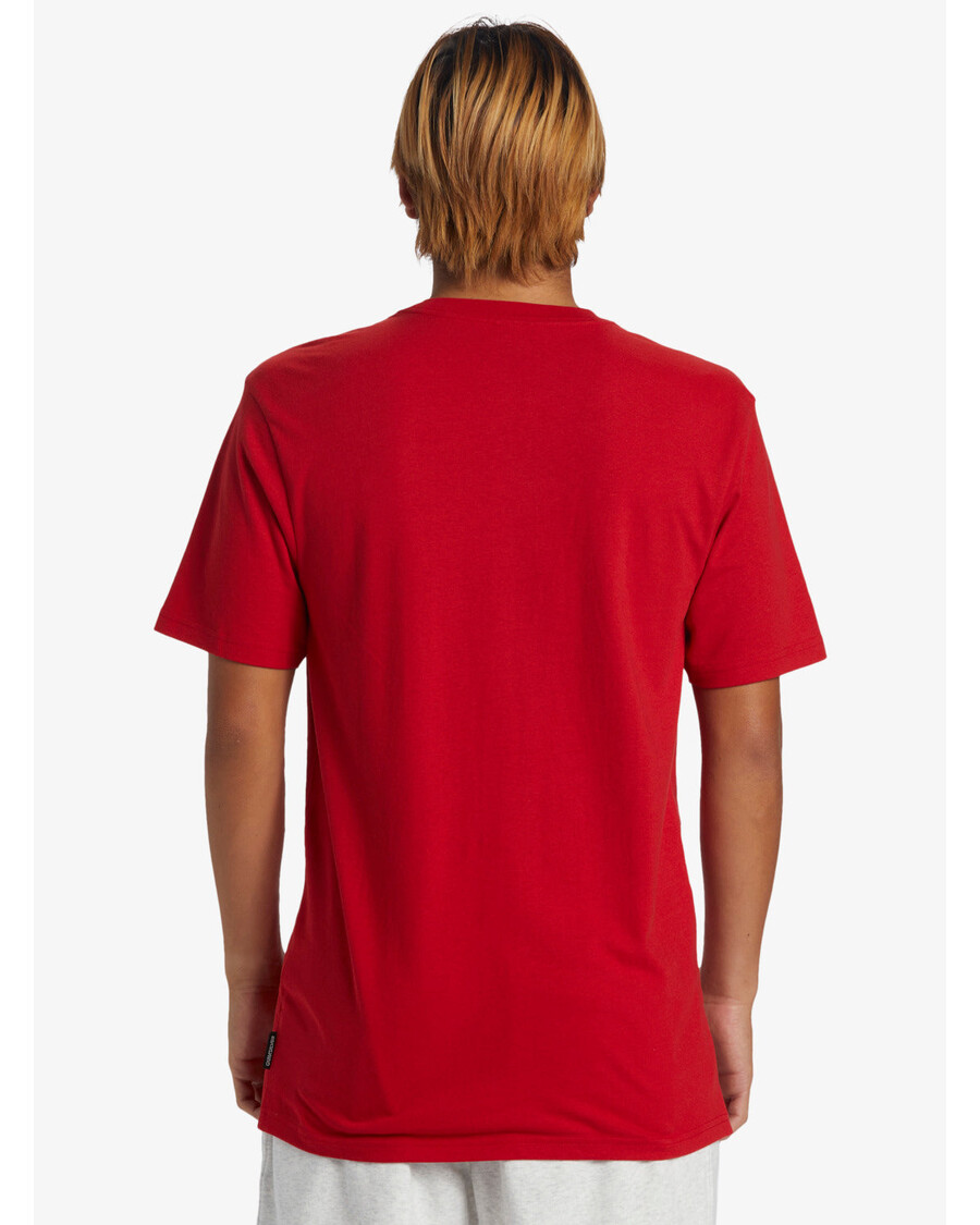 Quik Silver Petroglyph Logo DNA T-Shirt - Salsa