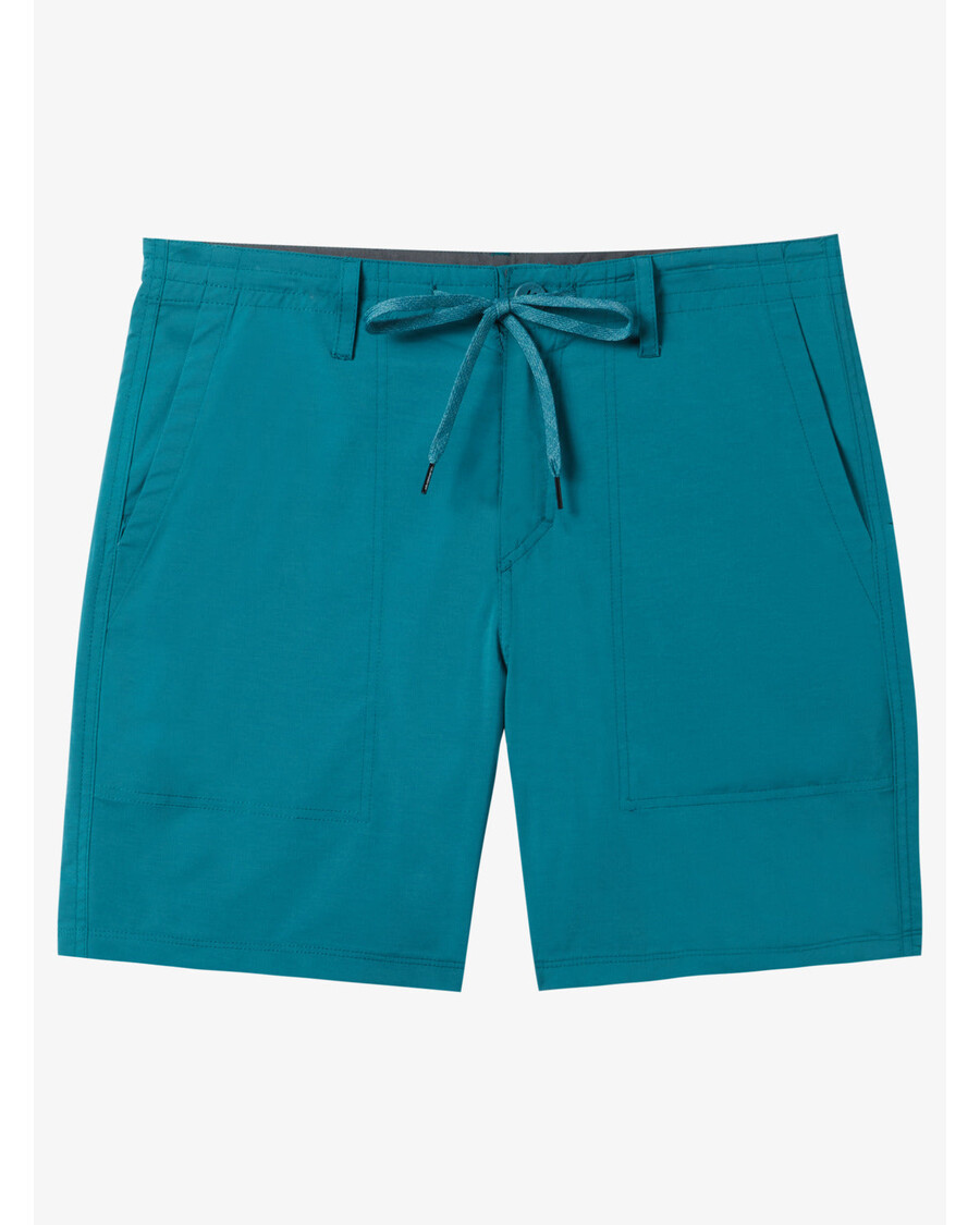 Pantaloni Scurți Hibrid Quiksilver Dna Amphibian 18.5" - Albastru Colonial