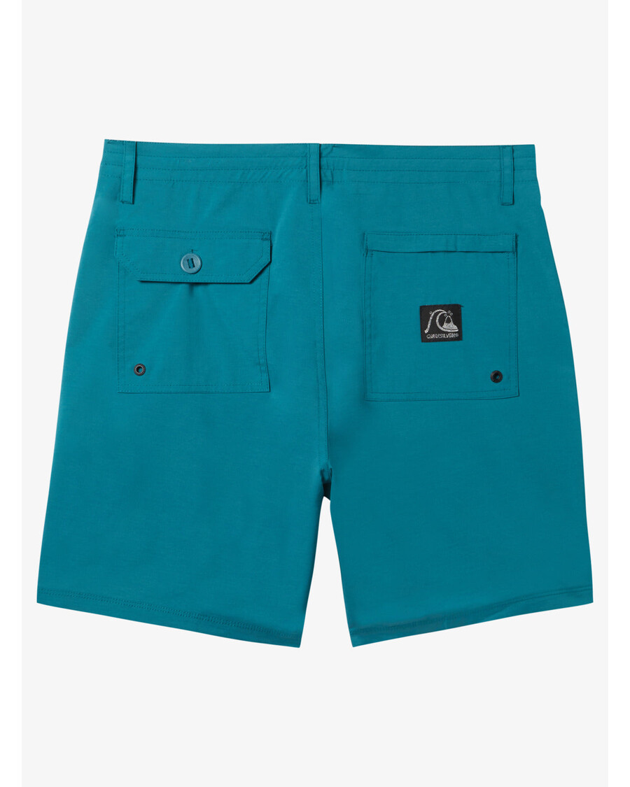 Pantaloni Scurți Hibrid Quiksilver Dna Amphibian 18.5" - Albastru Colonial