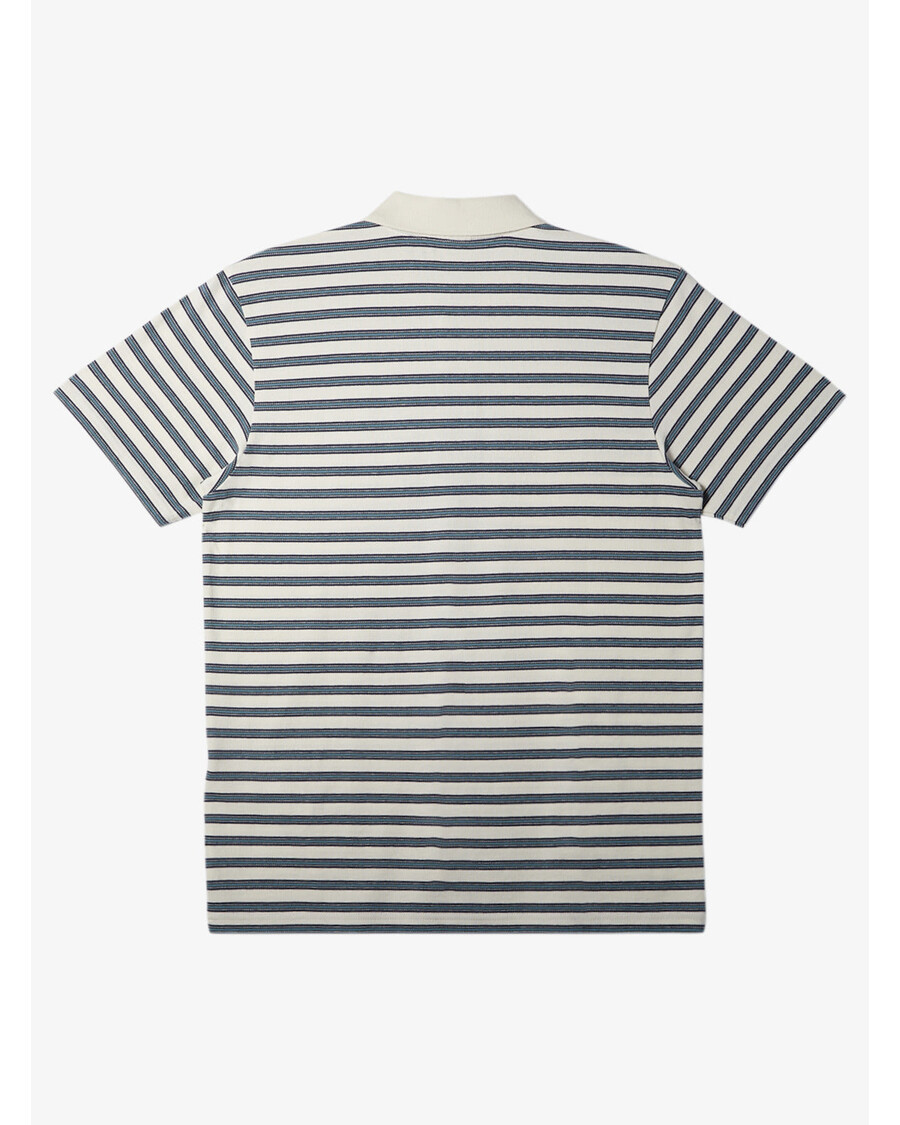 куиксилвер дна поло црев нецк топ - снежно бели дна поло пикуе