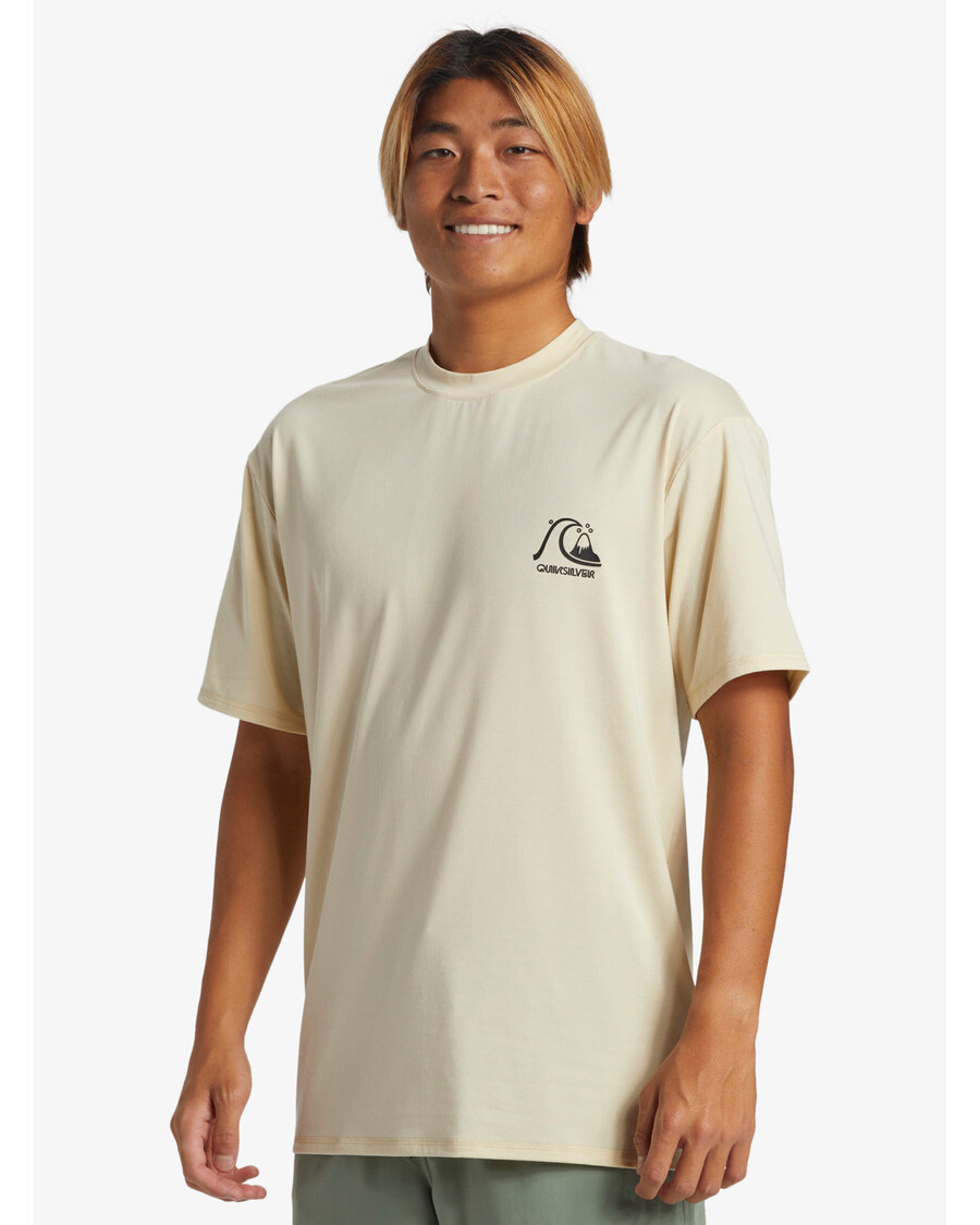 Quiksilver Dna Surfové Tričko - Ustrice Biele