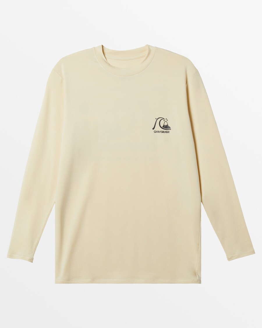Quik Silver DNA Long Sleeve Surf Tee - Oyster White