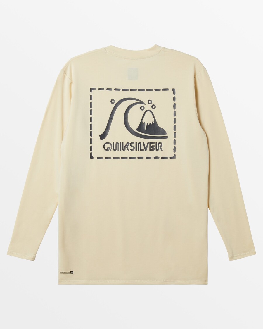 Quik Silver DNA Long Sleeve Surf Tee - Oyster White