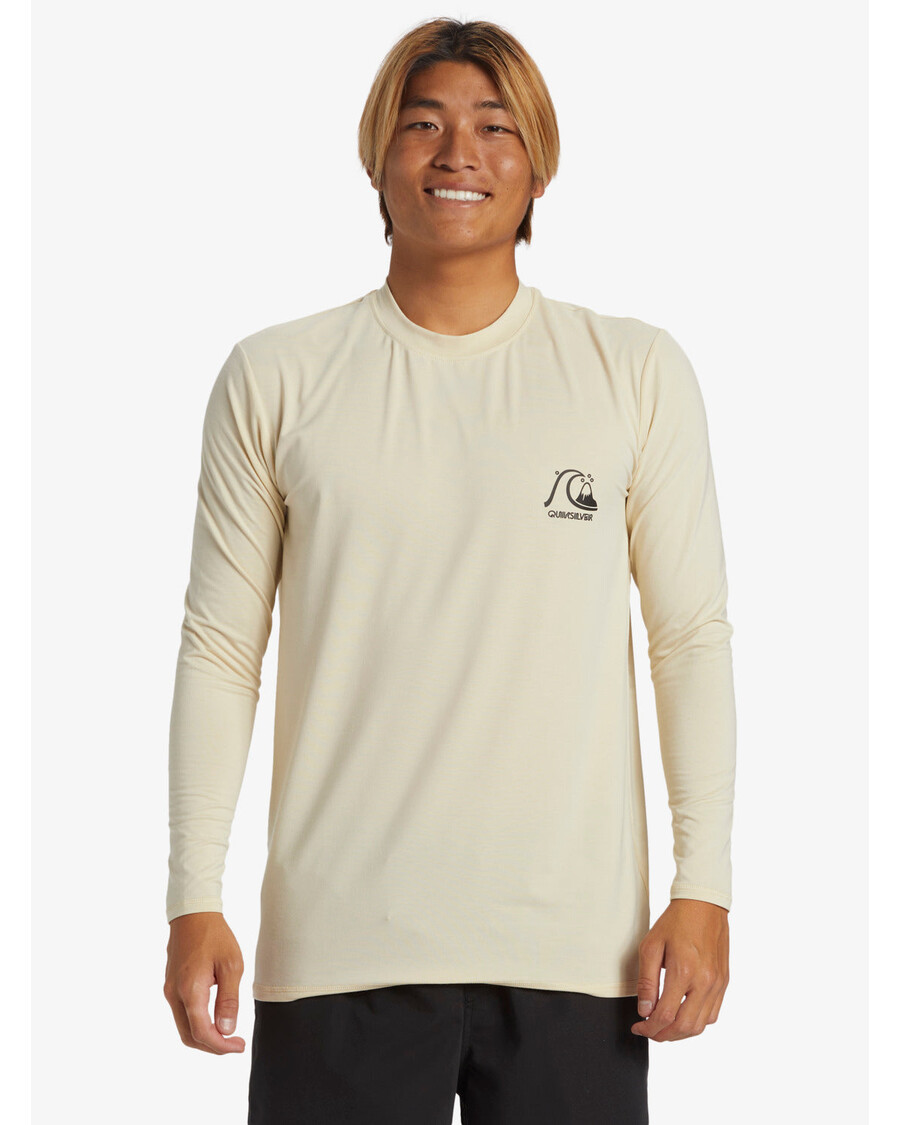 Quiksilver Dna Surf Tee Ar Garām Piedurknēm - Austeru Balts