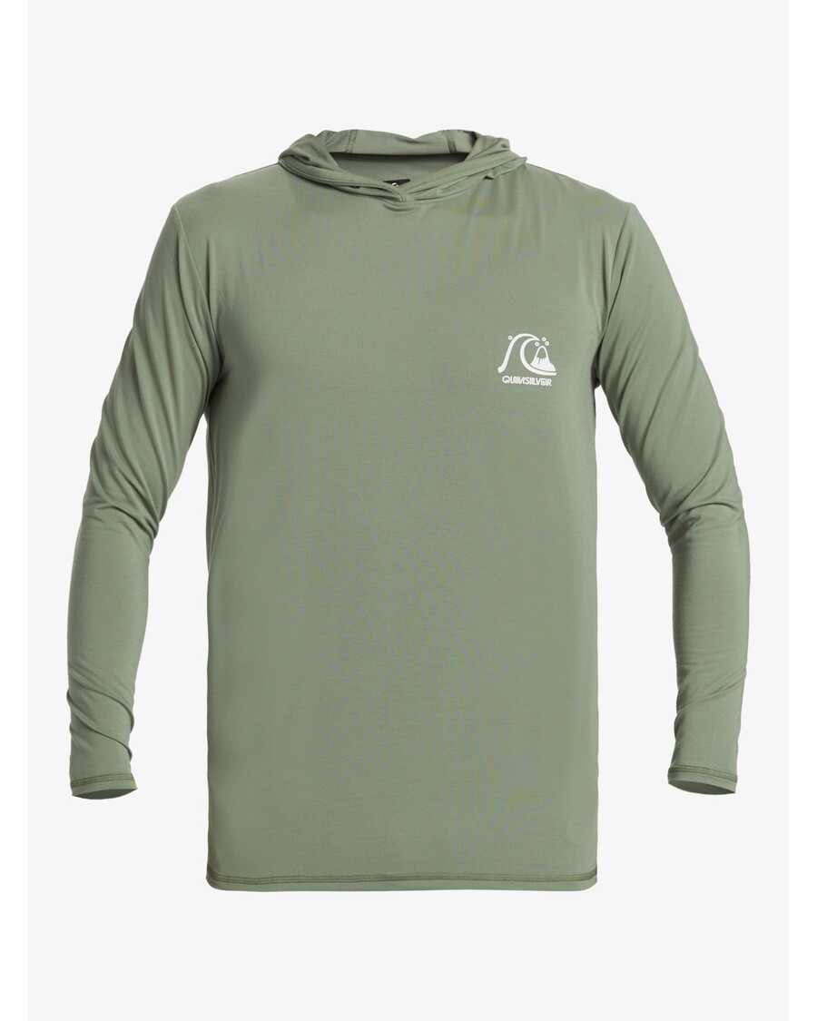 Quik Silver DNA Hooded Surf Tee - Sea Spray