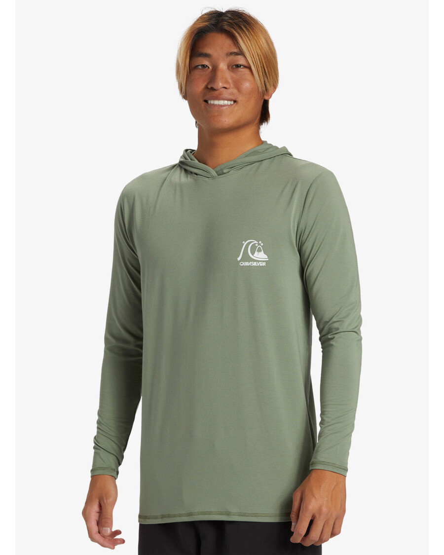 Quiksilver Dna Hooded Surf Tee - Havsspray