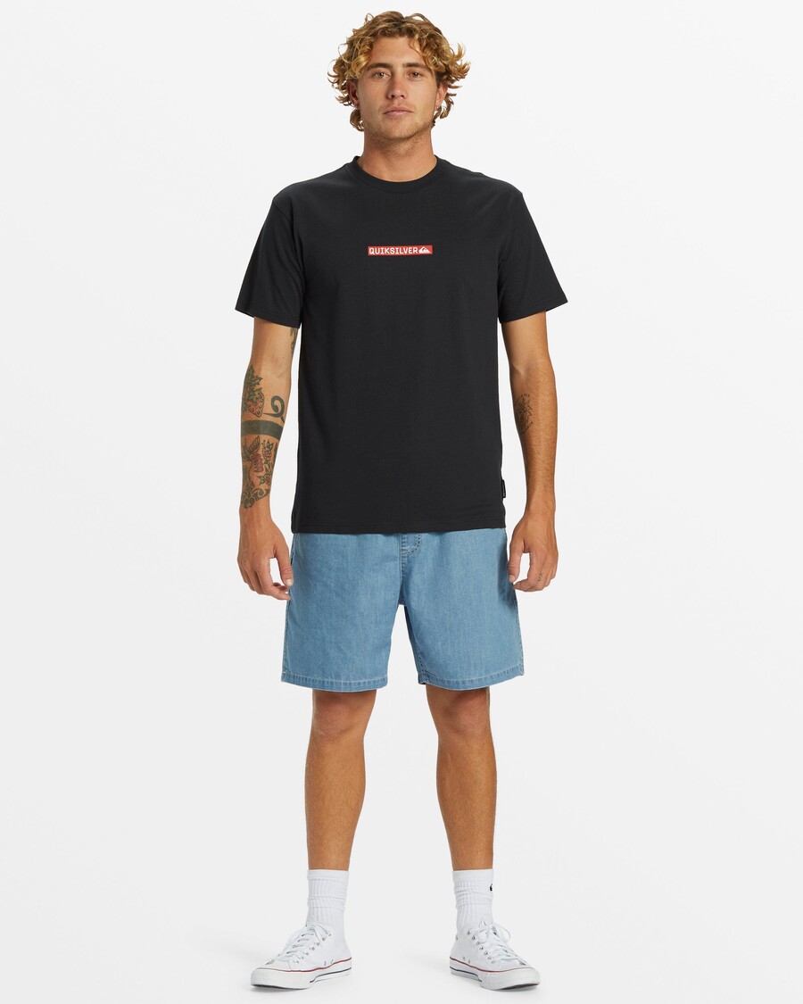 クイックシルバークリッカーロゴDNA Tシャツ -