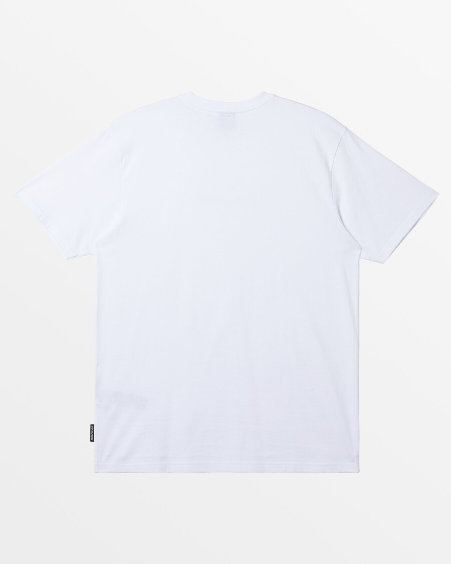 Quik ασημί Rushed Logo Dna T-shirt - λευκό