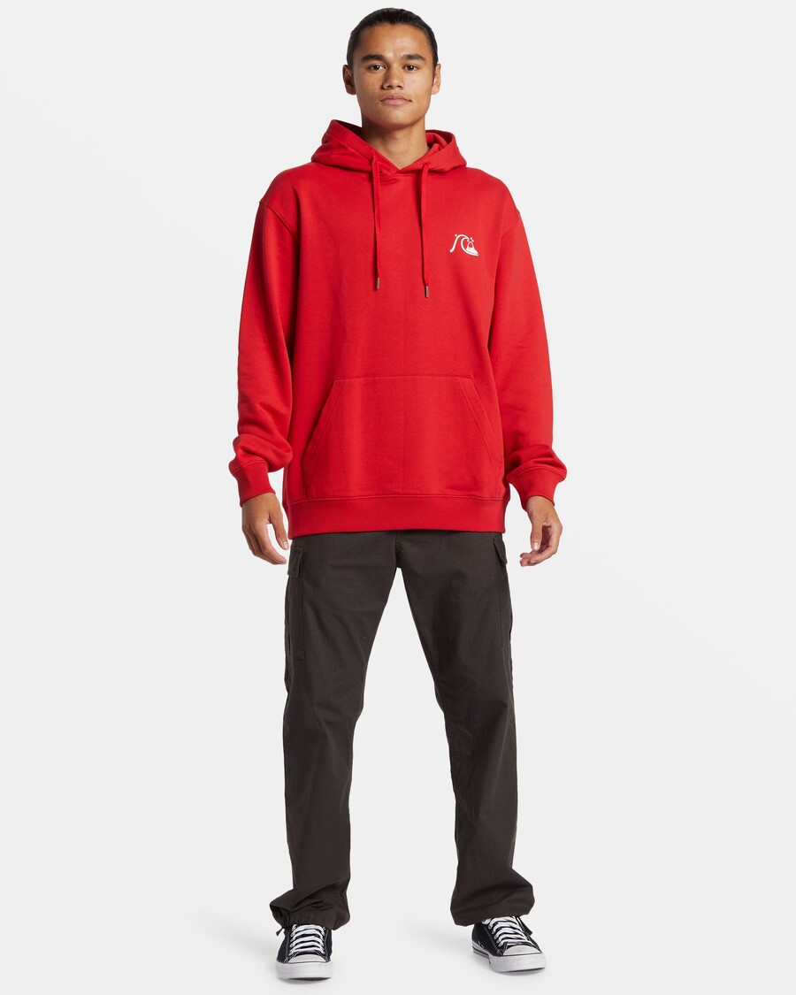 Quik Silver DNA Bubble Logo Hoodie - Salsa