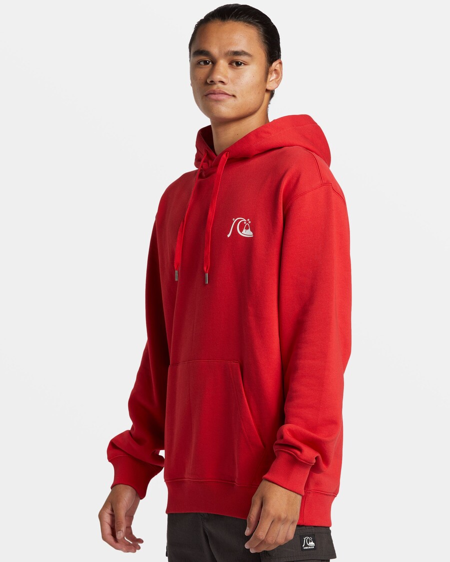 Quik Silver DNA Bubble Logo Hoodie - Salsa