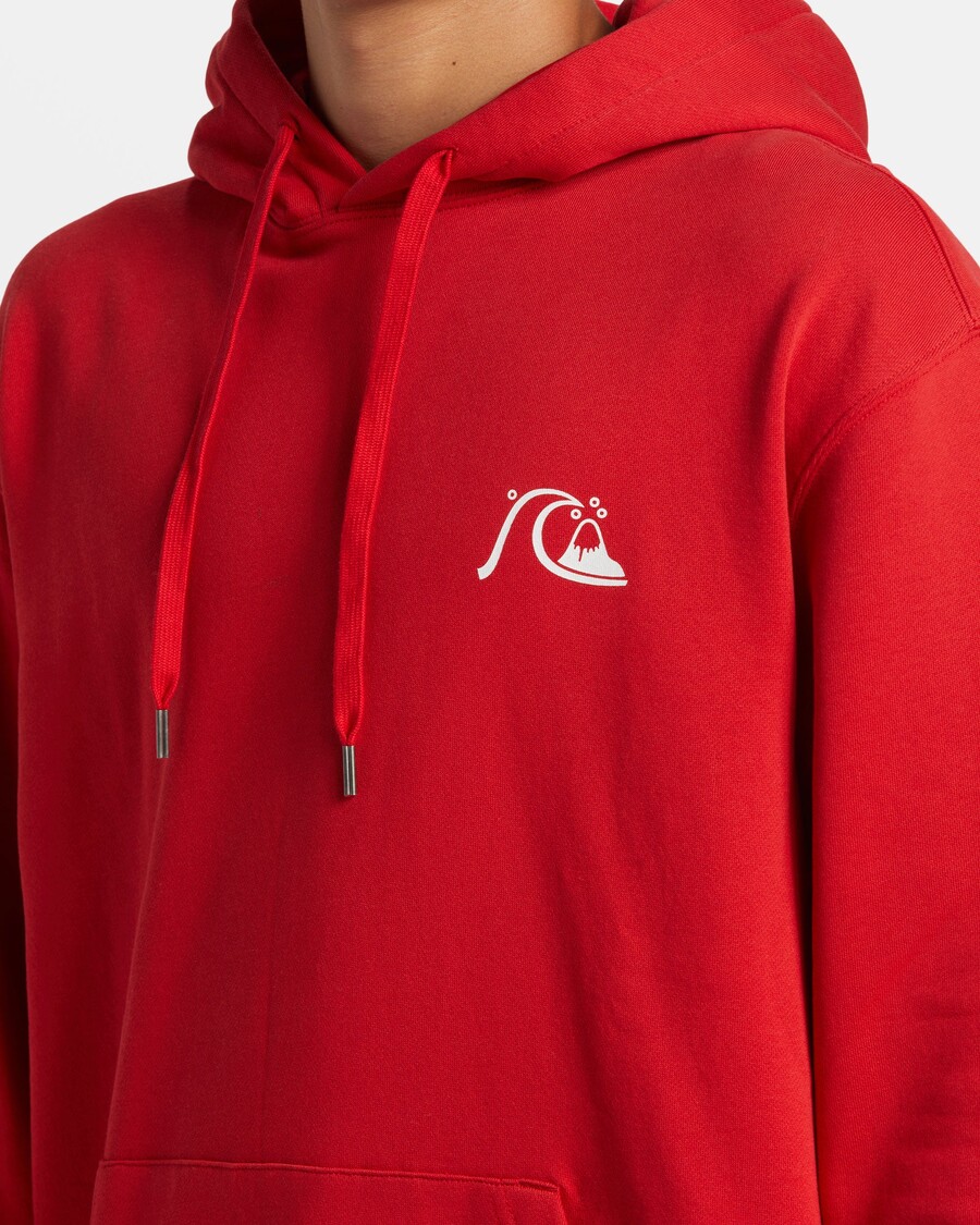 Quik Silver DNA Bubble Logo Hoodie - Salsa