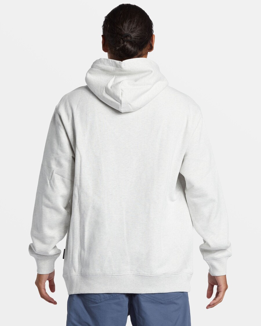 Quik Silver DNA Omni Logo Hoodie - White Marble Heather