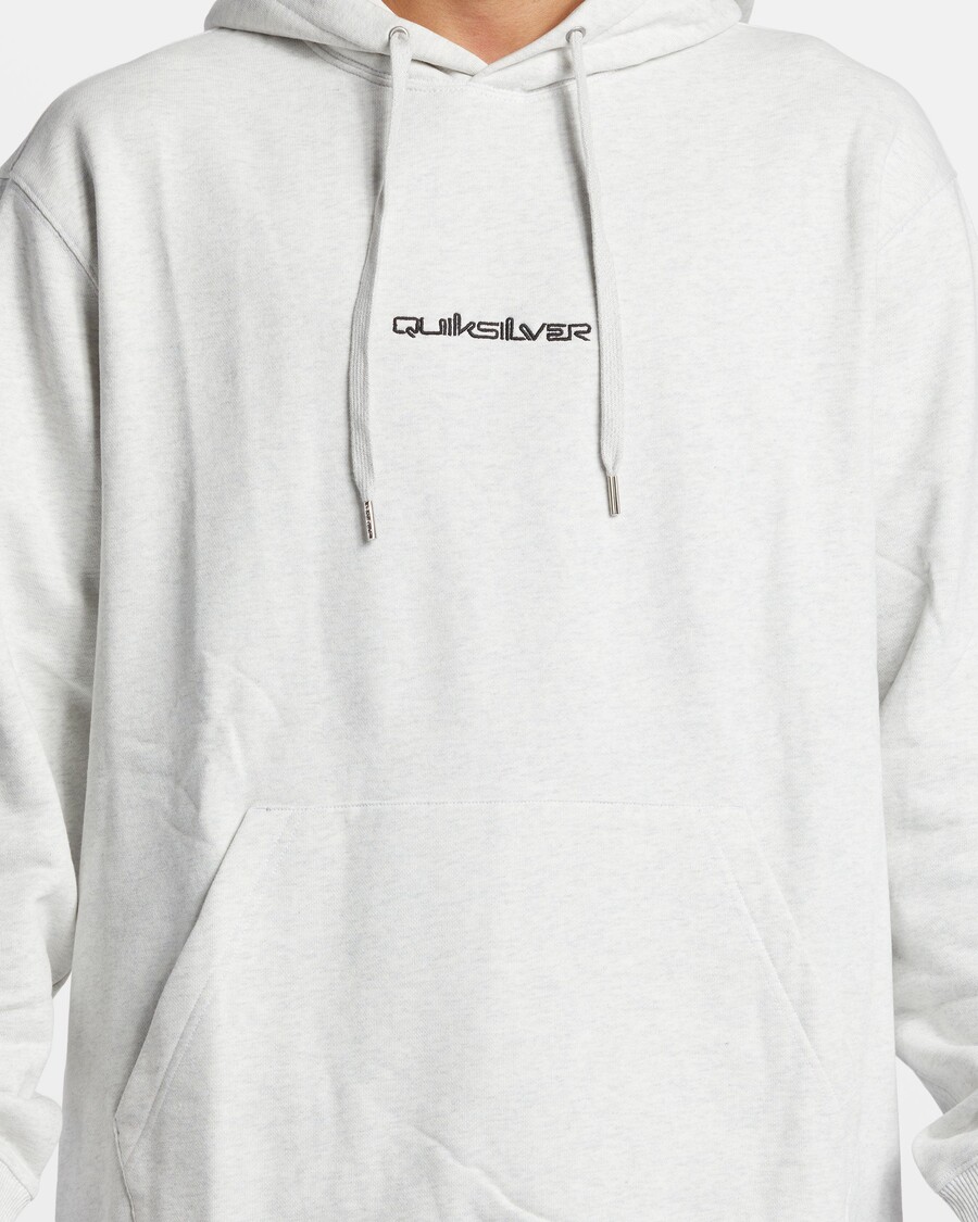 Quik Silver DNA Omni Logo Hoodie - White Marble Heather