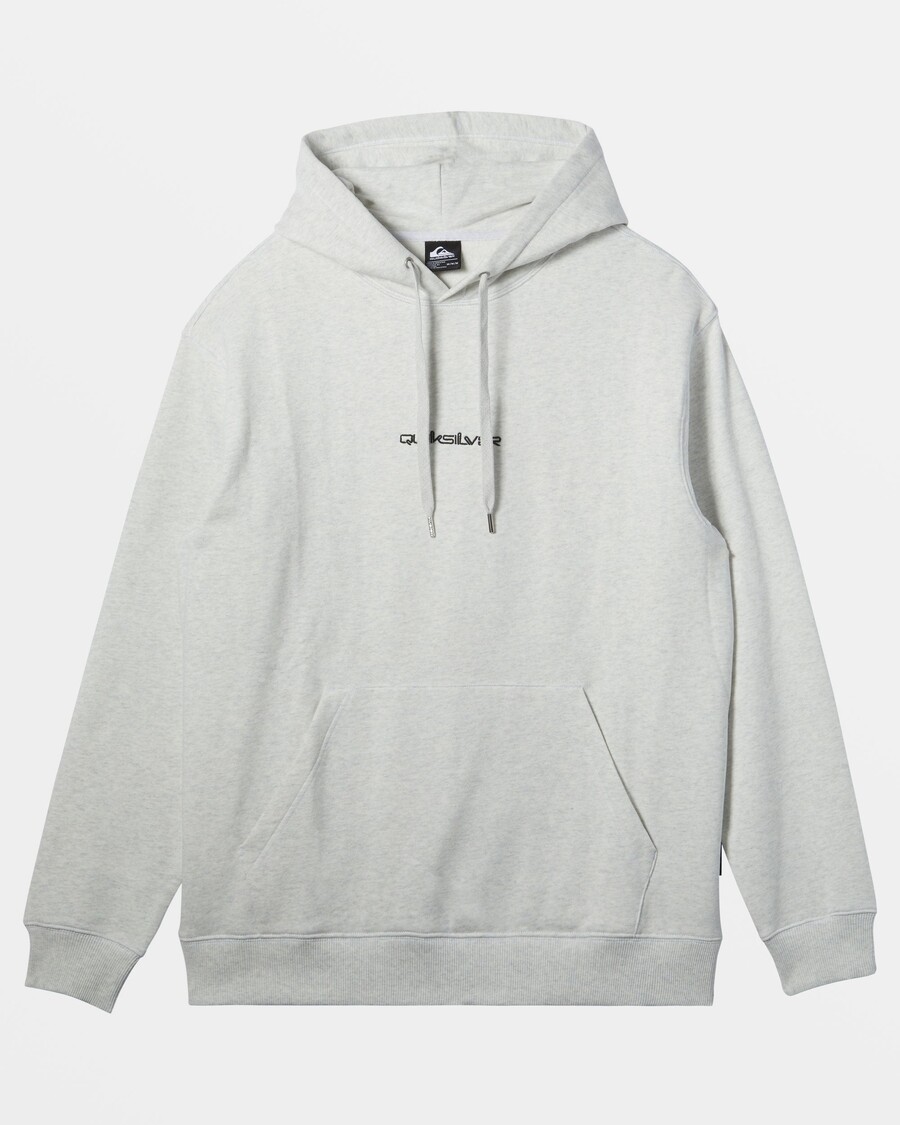 Quik Silver DNA Omni Logo Hoodie - White Marble Heather
