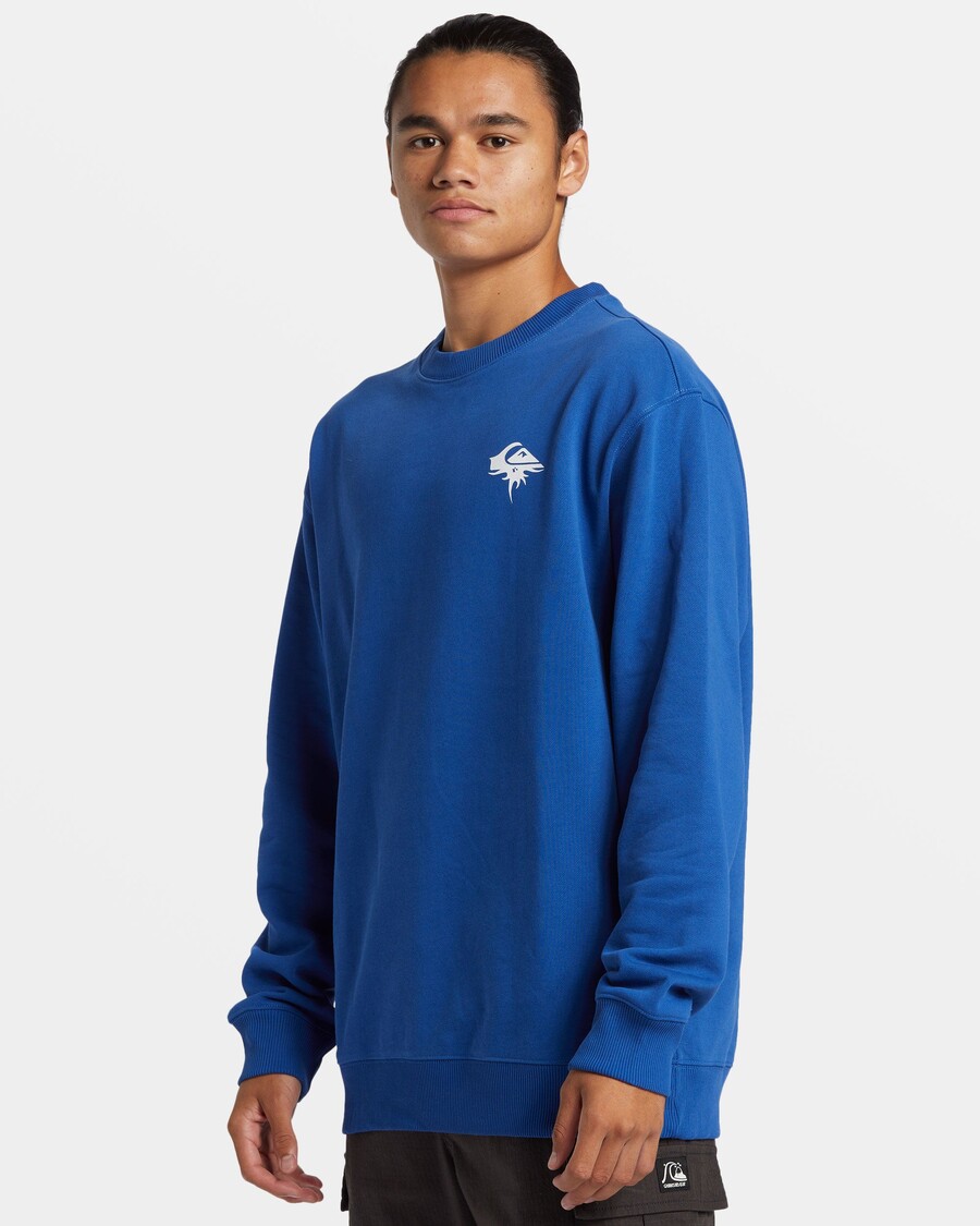 Quiksilver Dna Thorn Logo Crewneck Collegepaita - Monacon Sininen