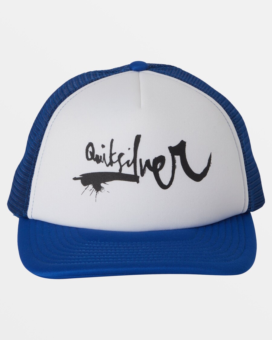 Quik Silver DNA Impaired Trucker Hat - Monaco Blue