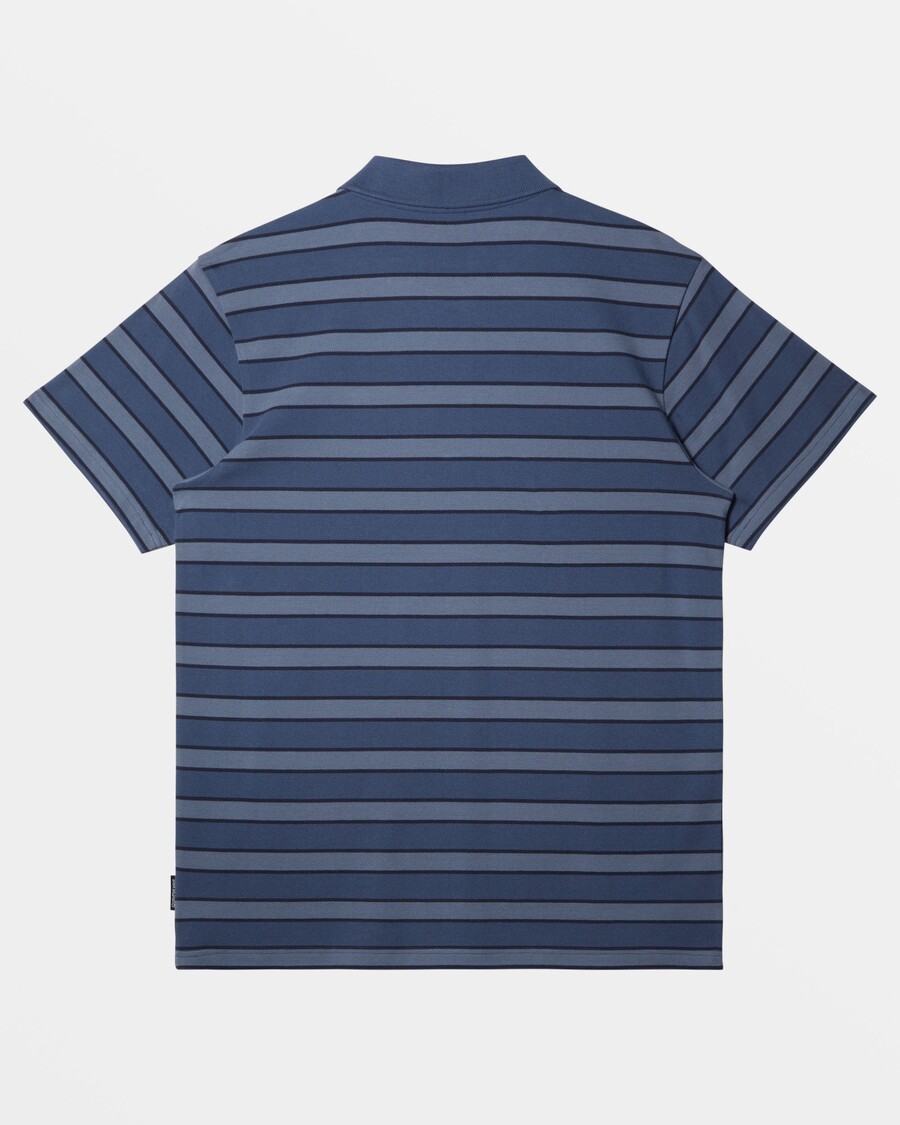 Quiksilver Dna Polo Topp Med Rund Hals - Dna Polo Vintage Indigo