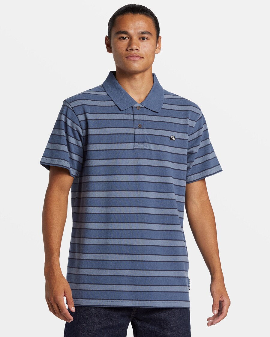 Quiksilver Dna Polo Crew λαιμόκοψη - Dna Polo Vintage Indigo