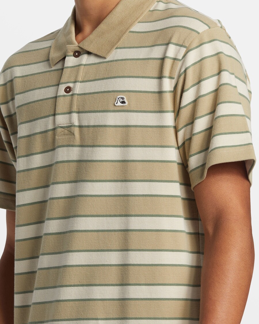 Quiksilver Dna Polo Crew Neck Top - Dna Polo Twill